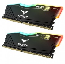 Team T-Force Delta RGB Black 16GB (2x8GB) 3200MHz CL16 DDR4 Gaming Ram (TF3D416G3200HC16FDC01)