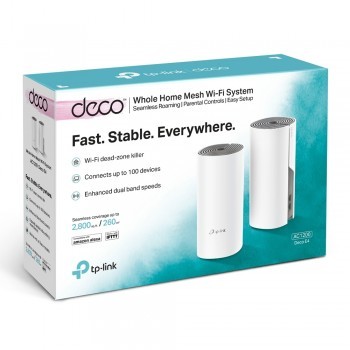 TP-LINK DECO E4 AC1200 2PORT ACCESS POINT(İKİLİ PAKET)