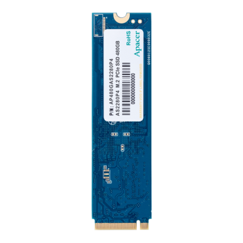 Apacer AS2280P4 256GB 2100/1300MB/s NVMe PCIe Gen3x4 M.2 SSD Disk (AP256GAS2280P4-1)