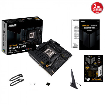 ASUS TUF GAMING B650M-E WIFI DDR5 6400+(OC) DP HDMI M.2 AM5 