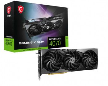 MSI GEFORCE RTX 4070 GAMING X SLIM 12G 12GB GDDR6X HDMI DP 192BİT