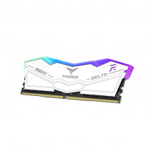 Team T-Force DELTA RGB White 32GB(2x16GB) 5200Mhz DDR5 CL40 Gaming Ram (FF4D532G5200HC40CDC01)