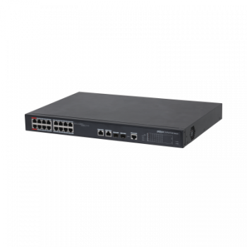 DAHUA PFS4218-16ET-240 16 PORT 16XFE-2XGE-2XGE/SFP YÖNETİLEBİLİR 240W POE SWİTCH