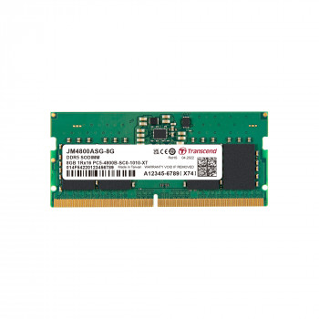 Transcend 8GB(1x8GB) 4800Mhz SODIMM CL40 DDR5 Notebook Ram (JM4800ASG-8G)