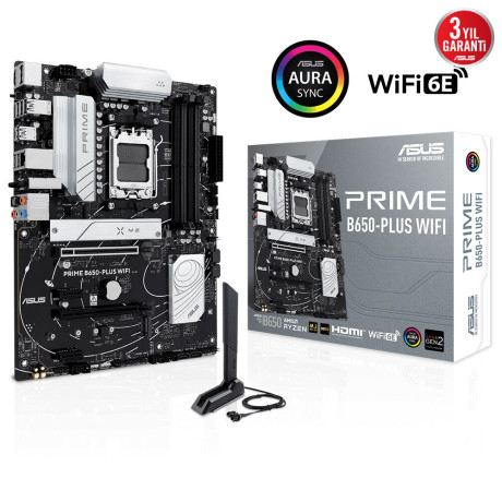 ASUS PRIME B650-PLUS WIFI DDR5 AM5 DP HDMI ATX ANAKART