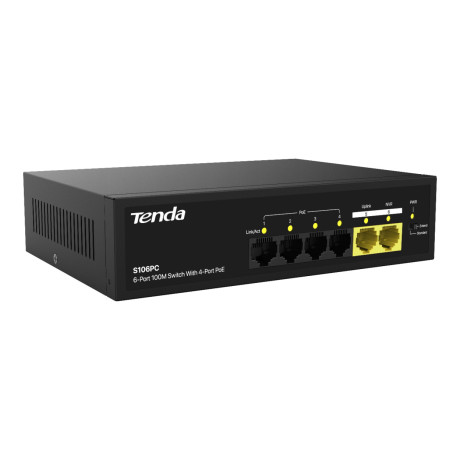 TENDA S106PC 6 PORT 10/100 POE SWITCH