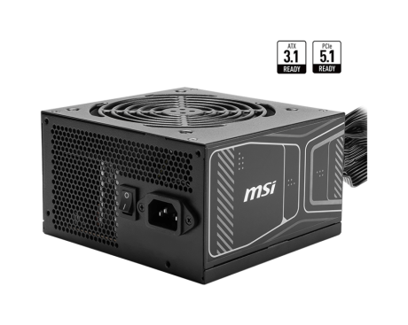 MSI MAG A750GN PCIE5 750W 80+ GOLD PSU NONMODULAR